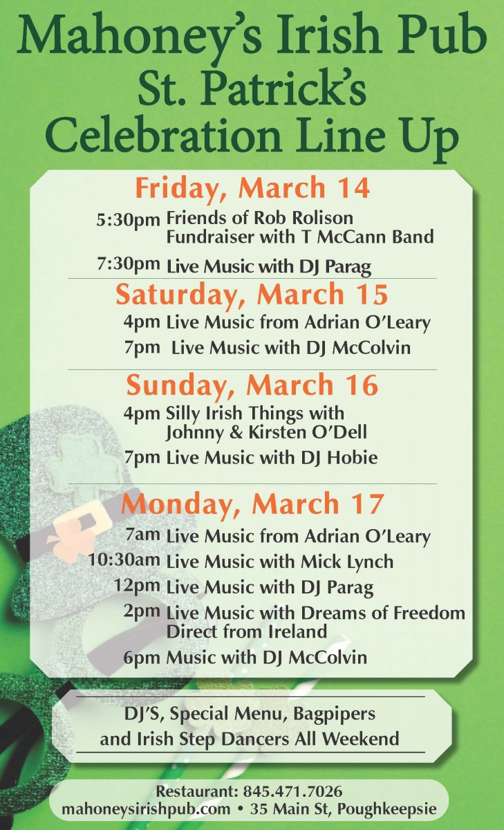 St Pattys Day Events