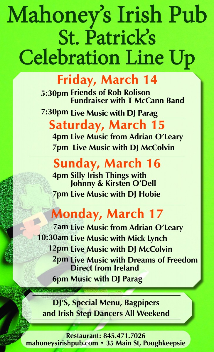 St Pattys Day Events